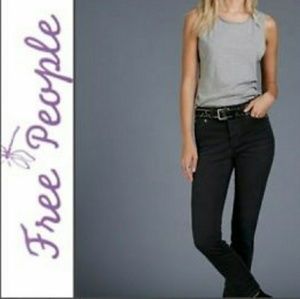 NWT Free People Payton High Rise Skinny  Blackbird